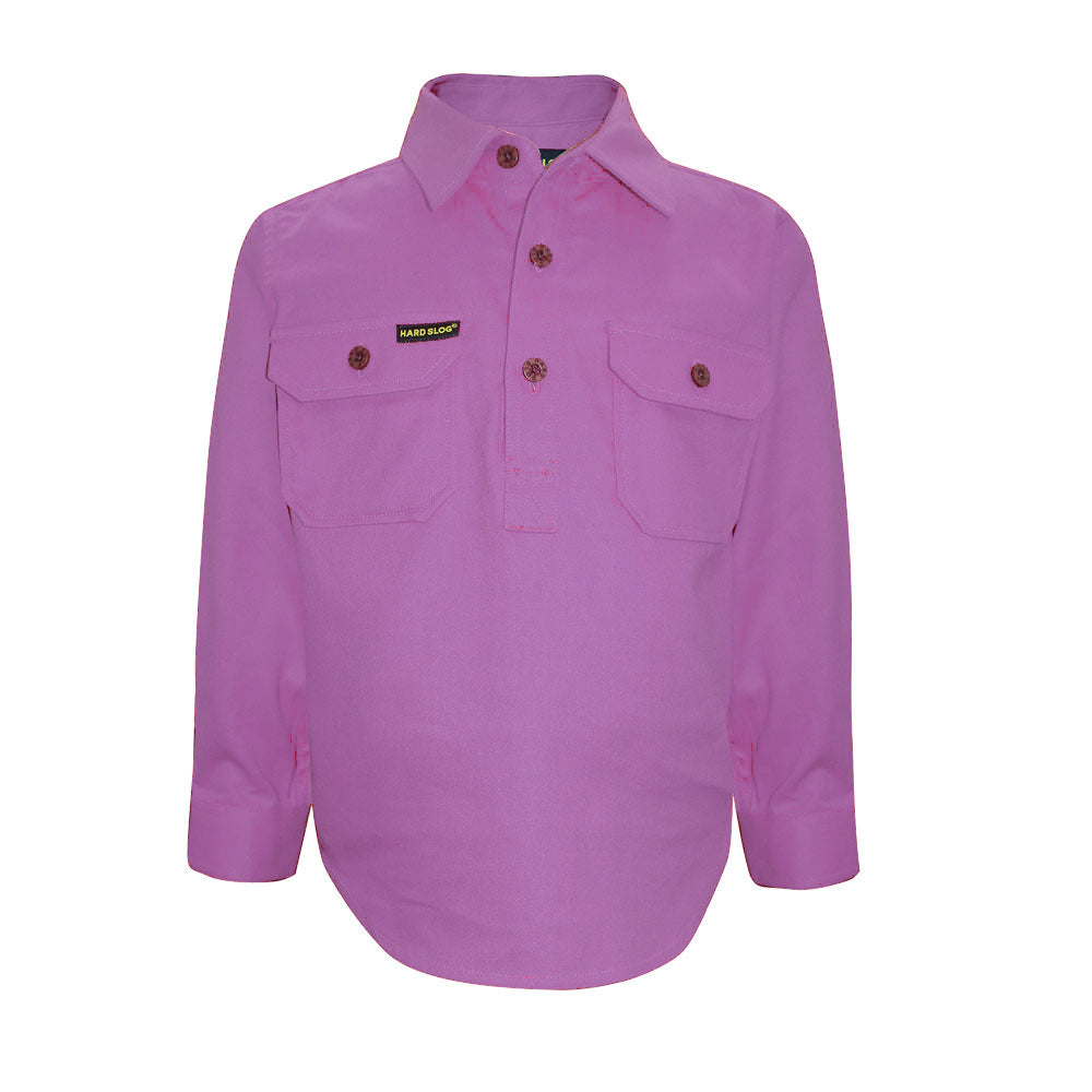 Hard Slog Half Placket Light Cotton Shirt