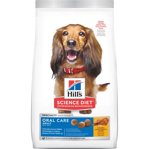 Hills Science Diet Specialty Adult Oral Care Chicken Rice and Barley Recipe Dry Dog Food