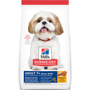 Hills Science Diet Adult 7+ Small Bites Chicken Meal Barley and Brown Rice Recipe Dry Dog Food