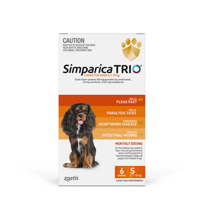 Simparica Trio Chews for Dogs 5-10kg