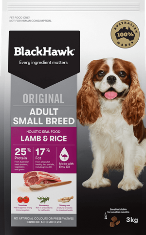 Black Hawk Adult Small Breed Lamb and Rice Dry Dog Food