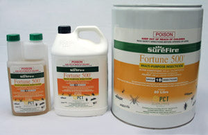 Surefire Fortune 500 Insecticide - 500g/L Chlorpyrifos