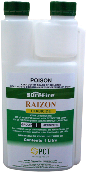 Surefire Raizon Herbicide - 300g/L Triclopyr 100g/L Picloram